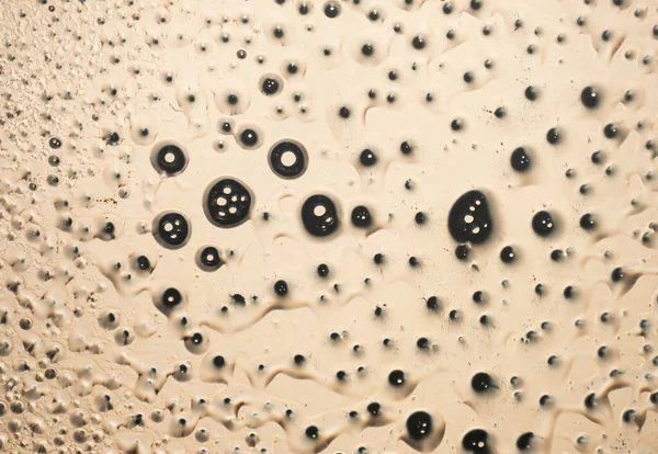 Abstract Black Oily Bubbles Art Background — Stock Photo, Image