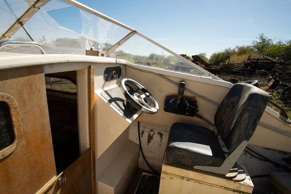 Open Topped Motor Boat Example — Stock Photo, Image