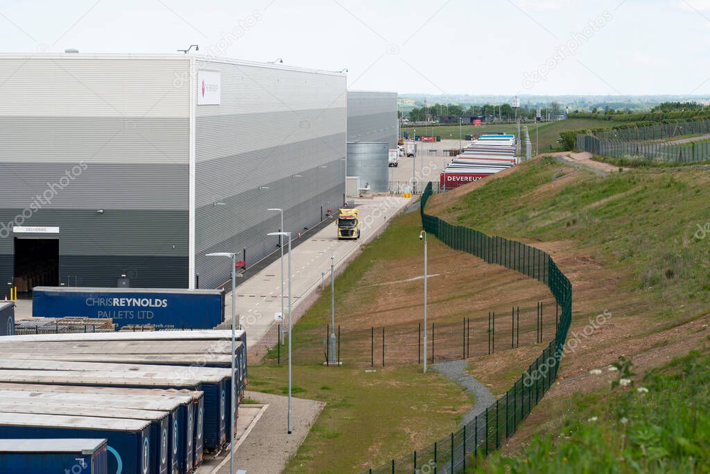 Modern distribution center warehouses