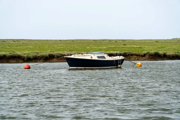 Small Sailboat Moored Example — Photo