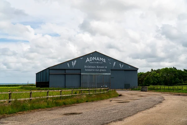 Velká Vzdálená Farmářská Stodola Norfolku Velká Británie — Stock fotografie