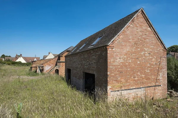 Ancien Bâtiment Ferme Abandonné Prêt Pour Les Travaux Conversion — Photo