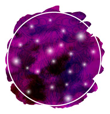 Renkli menekşe eğimli arkaplan. Lotus çiçeği. Vektör illüstrasyonu. Kart, pankart, şablon, dekorasyon, baskı, kapak, web için mükemmel.