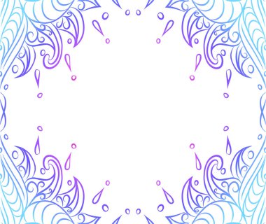 Kusursuz çiçek deseni. Vektör çizimi. Tekstil, baskı ve kart için mükemmel. Boho. Hint tarzı..