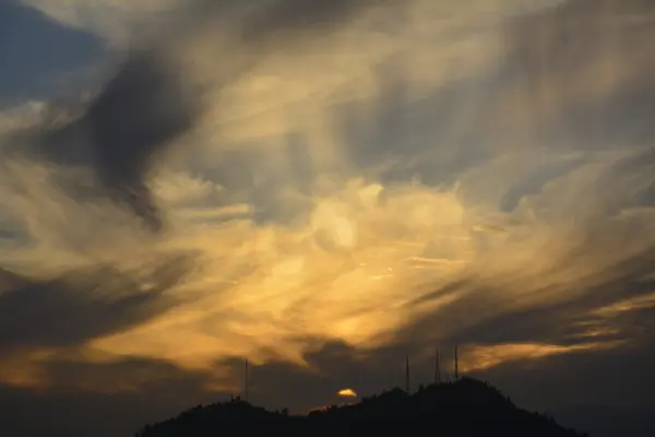 Ηλιοβασίλεμα στη Χιλή — Φωτογραφία Αρχείου