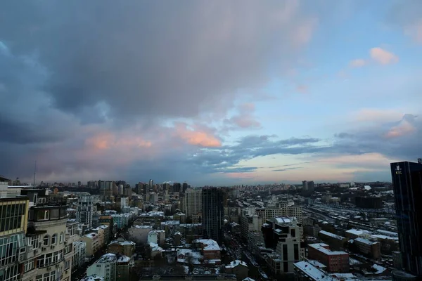 Beautiful View City Sky — Stock Photo, Image