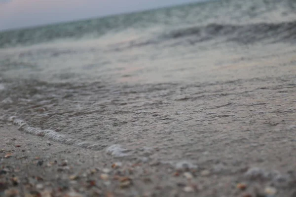 Plage Coucher Soleil Soir Été — Photo