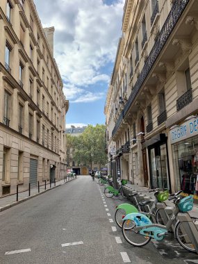 Gün batımında Avrupa sokakları