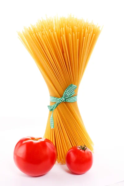 Domatesli spagetti — Stok fotoğraf