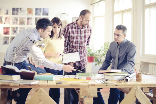 Architects in office — Stock Photo, Image