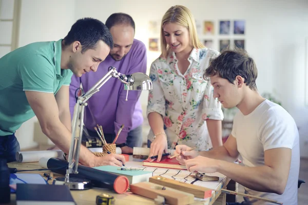 Architects in office — Stock Photo, Image