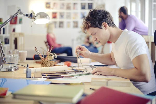 Architect in office — Stock Photo, Image