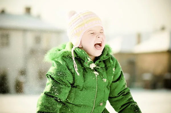 Menina sorrindo — Fotografia de Stock