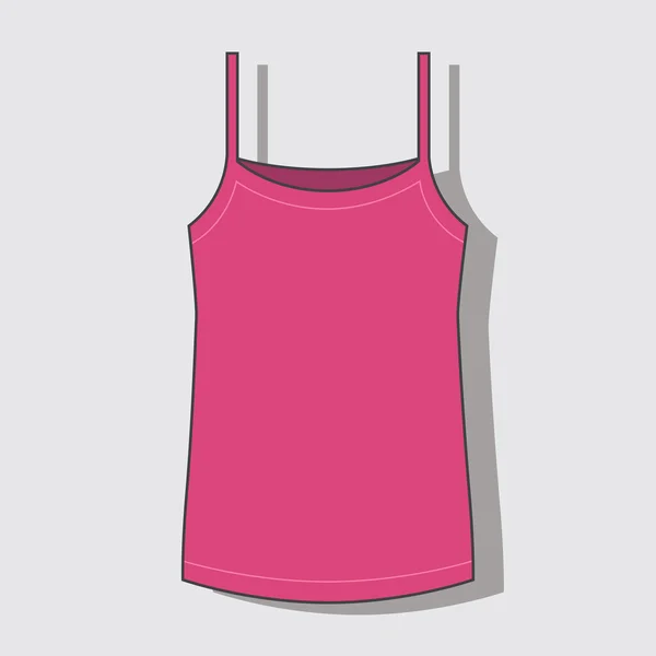 Rózsaszín trikó — Stock Vector