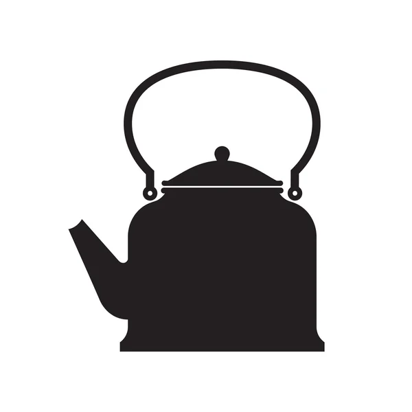 Tea Pot Isolated — Stock Vector