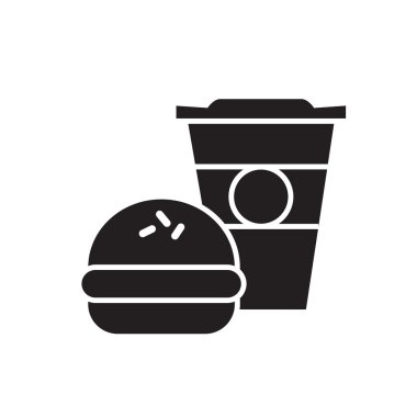 Fast Food simgesi siluet