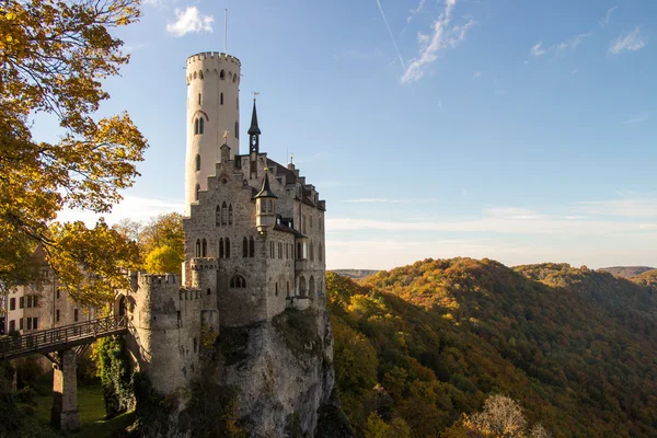 Zamek lichtenstein w Niemczech — Zdjęcie stockowe