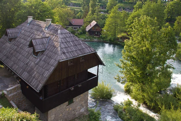 Water mills in Slunj, Croatia — Stock Photo, Image