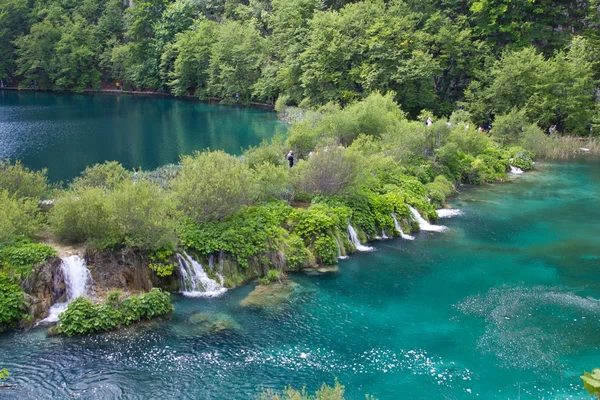 Plitvicei-tavak Nemzeti Park Horvátországban — Stock Fotó