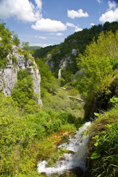 Parc national des lacs de Plitvice en Croatie — Photo