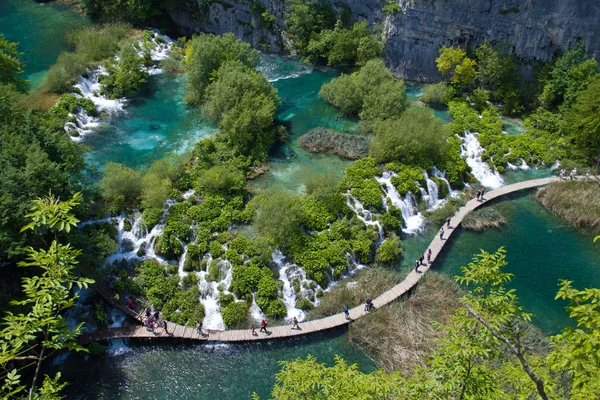 クロアチアのプリトヴィツェ湖国立公園 ストック写真