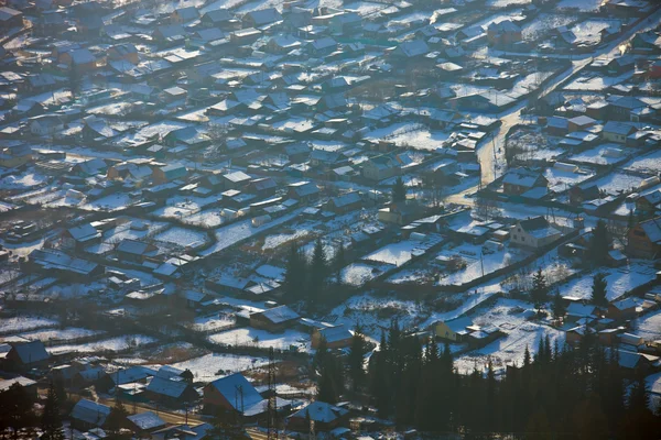 一个私人住房区的城市 — 图库照片