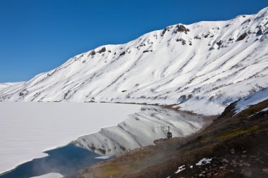  Helikopter Kaplıcalar Karymsky shore gölde ben