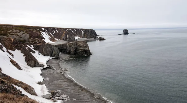 Pohled Skalnaté Pobřeží Moře Okhotsk Severovýchodě Regionu Magadan Rusko Pobřežní — Stock fotografie