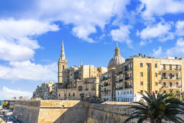 Basilica Our Lady Mount Carmel Saint Paul Church Valletta Island — стоковое фото