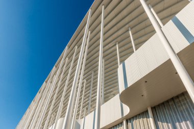 Gironde, New Aquitaine, Fransa 'daki yeni Girondins de Bordeaux futbol stadyumu.