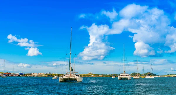 Catamarans Het Eiland Saint Martin Het Caribisch Gebied — Stockfoto