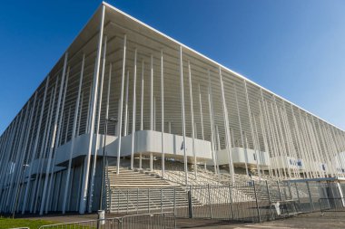 Gironde, New Aquitaine, Fransa 'daki yeni Girondins de Bordeaux futbol stadyumu.
