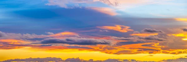 Belo Céu Pôr Sol Sul França — Fotografia de Stock