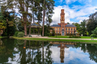 Tarbes 'deki Massey Park' taki Massey Müzesi, Hautes-Pyrenees, Occitanie, Fransa
