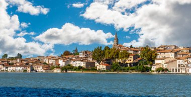 Castelnaudary, Canelot rıhtımından Castelnaudary, Aude, Occitanie, Fransa