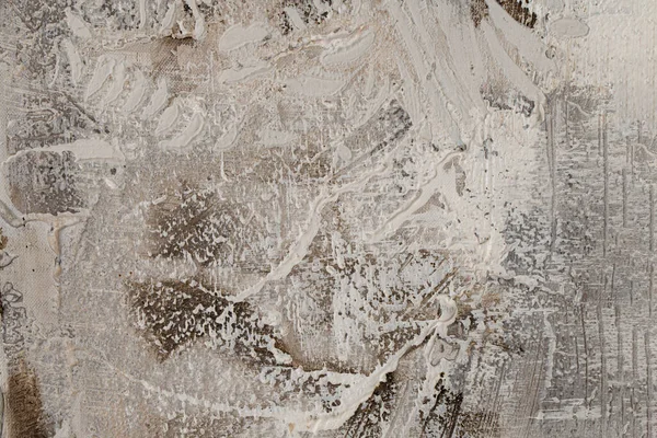 Tablo Üzerine Yağla Boyanmış Kahverengi Beyaz Benekli Bir Süs Dokusu — Stok fotoğraf
