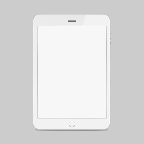 Pictogram witte tablet — Stockvector