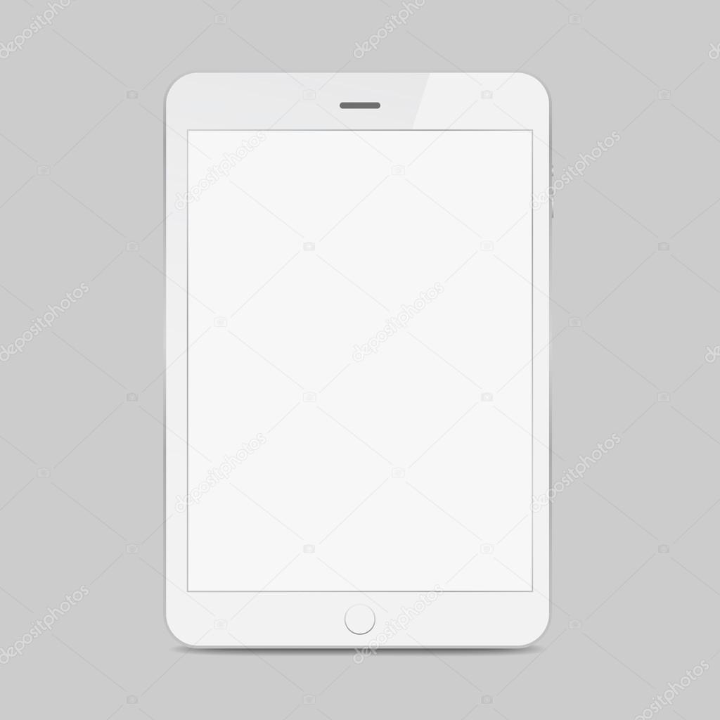 White Tablet Icon Vector Image By C Soloviika Vector Stock