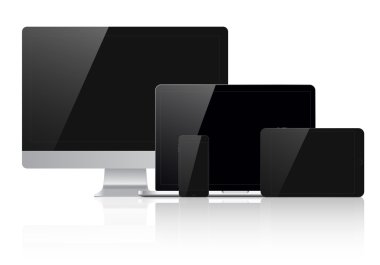 Bilgisayar monitörü, tablet, akıllı telefon ve dizüstü