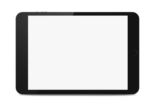 Tablet with shadow — Stock Vector