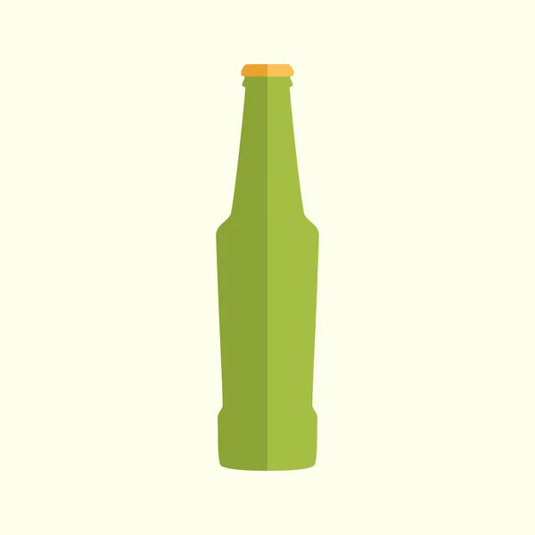 Bier fles vector pictogram — Stockvector