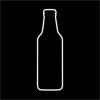Bira şişesi vektör simgesi
