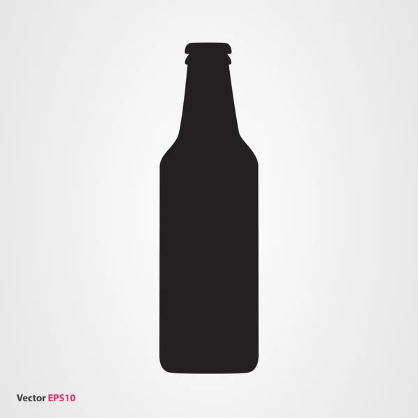 Icône vectorielle bouteille de bière — Image vectorielle