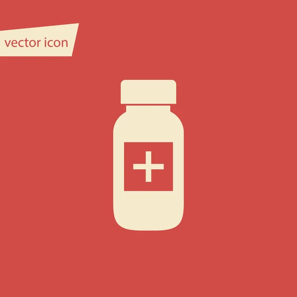 Botol pil vektor - Stok Vektor