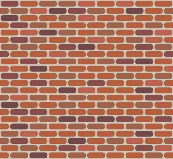 Бесшовная векторная текстура кирпичной стены — стоковый вектор
