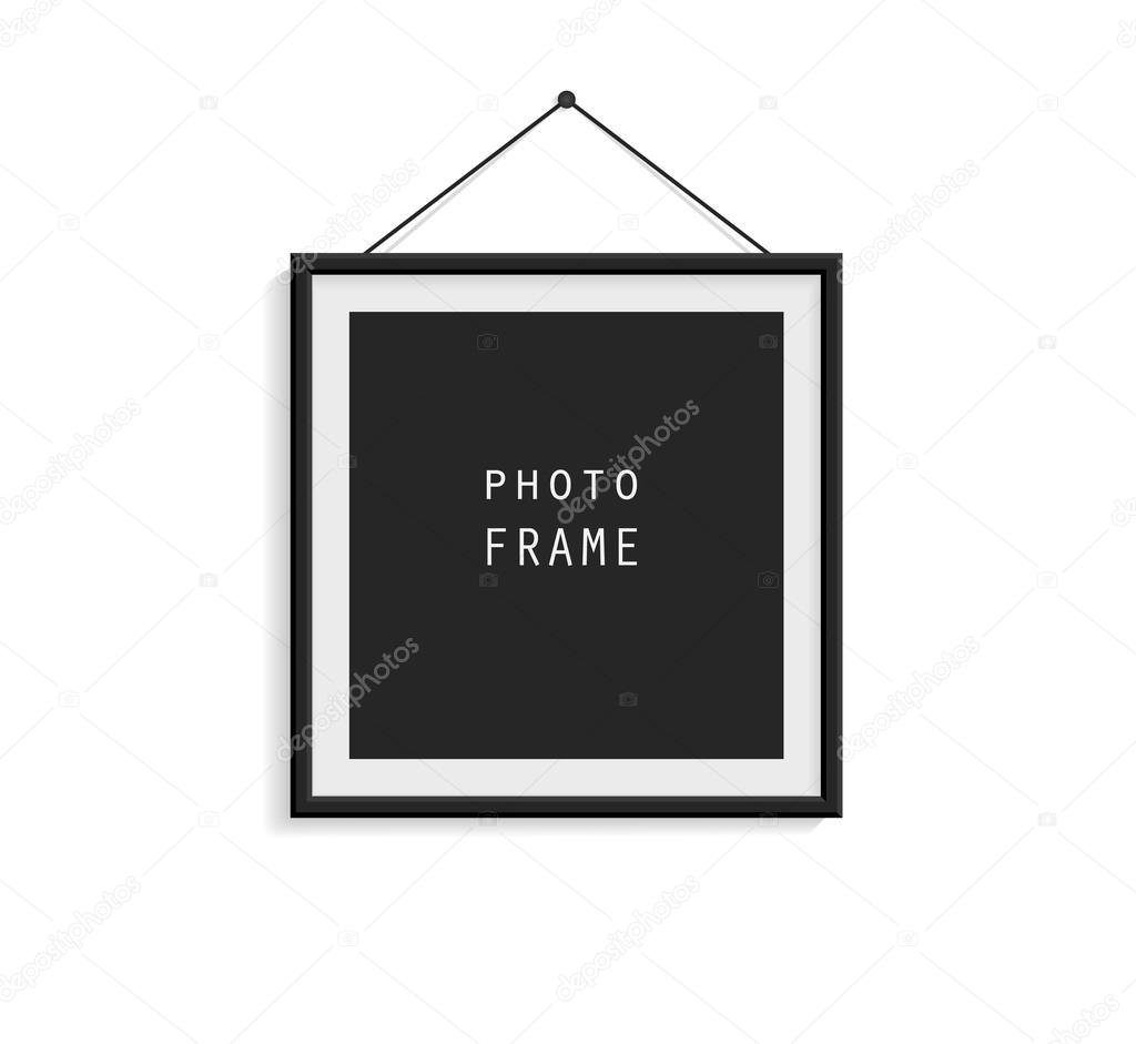 Vector illustration of photo frame