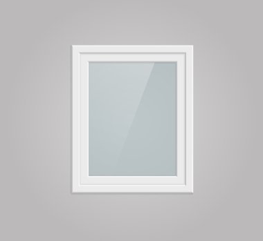 Şeffaf metal plastik pencere