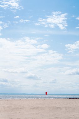 Atlantik okyanus plaj manzarası