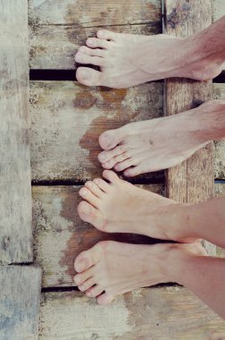 Ayak severler köprüde