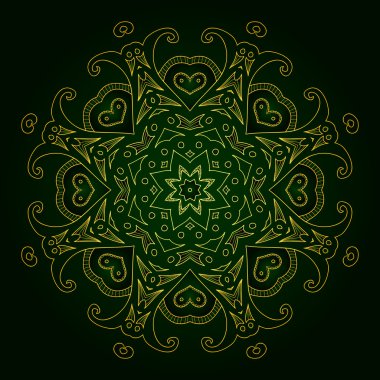 Dekoratif yuvarlak dantel modeli